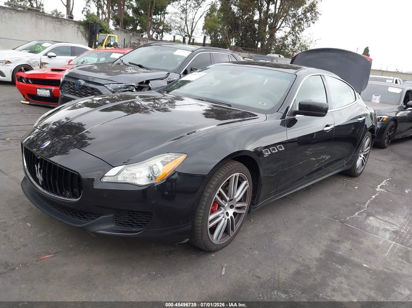 2016 Maserati Quattroporte VIN ZAM56RPA4G1189291 IAAI salvage auction — REAR END, Salvage Title, sold $2,800 on 2026-07-29 (photo 2)