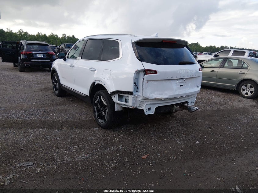 2024 Kia Telluride VIN 5XYP6DGC9RG506373 IAAI salvage auction — REAR END, Rebuildable (Florida), sold $16,000 on 2026-07-28 (photo 3)