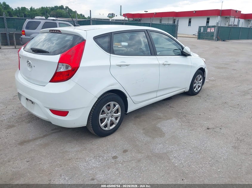 2012 Hyundai Accent VIN KMHCT5AE2CU007925 IAAI salvage auction — NORMAL WEAR, Clear (Maryland), sold $600 on 2026-07-30 (photo 4)