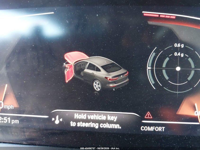 2021 BMW 2er VIN WBA53AK02M7J47527 IAAI salvage auction — LEFT FRONT, Salvage Title, sold $10,100 on 2026-08-17 (photo 7)
