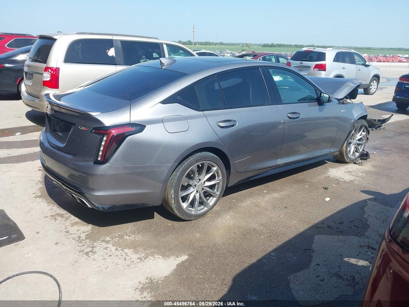 2022 Cadillac Ct5-v VIN 1G6DV5RW4N0116772 IAAI salvage auction — FRONT END, Wait Title, sold $6,500 on 2026-09-03 (photo 4)