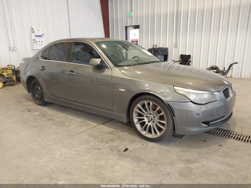 2009 BMW 5 series VIN WBANW13579C160449 IAAI salvage auction — NORMAL WEAR, Rebuilt/Restored (Utah), sold $100 on 2026-07-29 (photo 1)