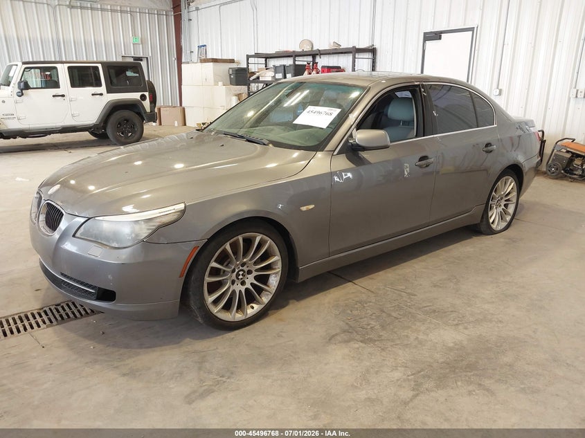 2009 BMW 5 series VIN WBANW13579C160449 IAAI salvage auction — NORMAL WEAR, Rebuilt/Restored (Utah), sold $100 on 2026-07-29 (photo 2)
