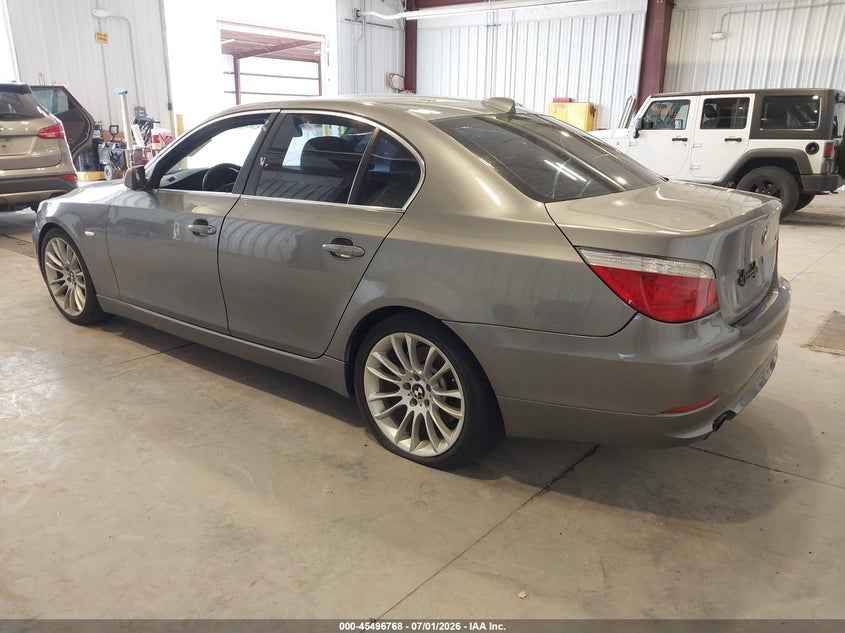 2009 BMW 5 series VIN WBANW13579C160449 IAAI salvage auction — NORMAL WEAR, Rebuilt/Restored (Utah), sold $100 on 2026-07-29 (photo 3)