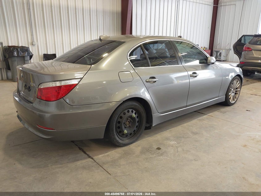 2009 BMW 5 series VIN WBANW13579C160449 IAAI salvage auction — NORMAL WEAR, Rebuilt/Restored (Utah), sold $100 on 2026-07-29 (photo 4)