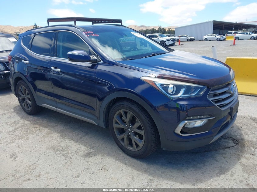 2017 Hyundai Santa fe VIN 5XYZWDLA8HG397884 IAAI salvage auction — NORMAL WEAR, Clear - Dealer Only (California), sold $3,950 on 2026-07-09 (photo 1)