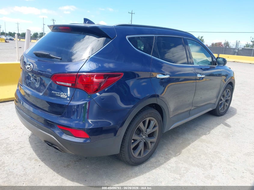 2017 Hyundai Santa fe VIN 5XYZWDLA8HG397884 IAAI salvage auction — NORMAL WEAR, Clear - Dealer Only (California), sold $3,950 on 2026-07-09 (photo 4)