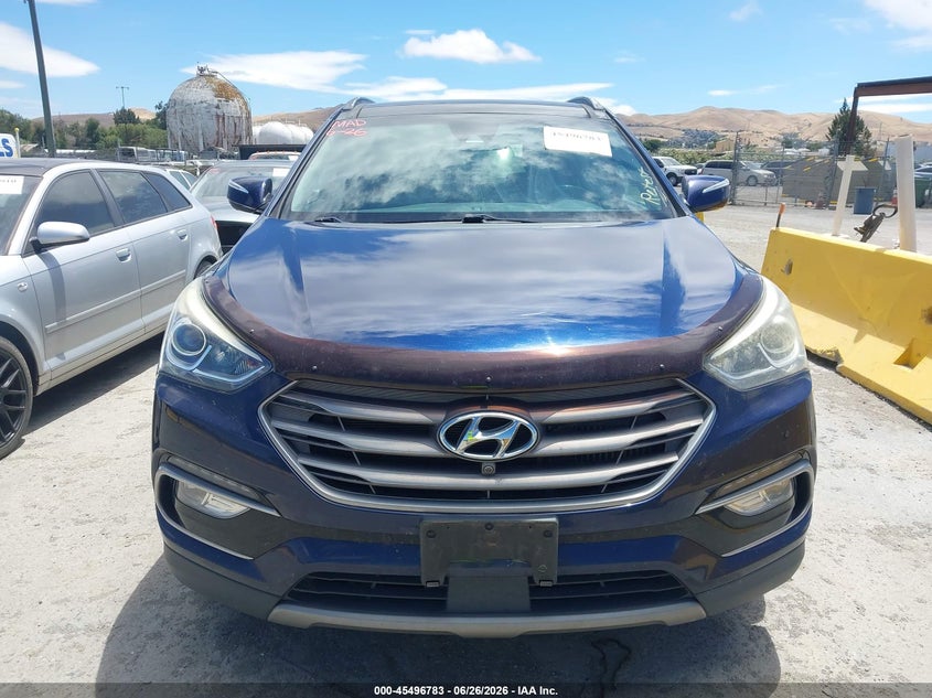 2017 Hyundai Santa fe VIN 5XYZWDLA8HG397884 IAAI salvage auction — NORMAL WEAR, Clear - Dealer Only (California), sold $3,950 on 2026-07-09 (photo 6)