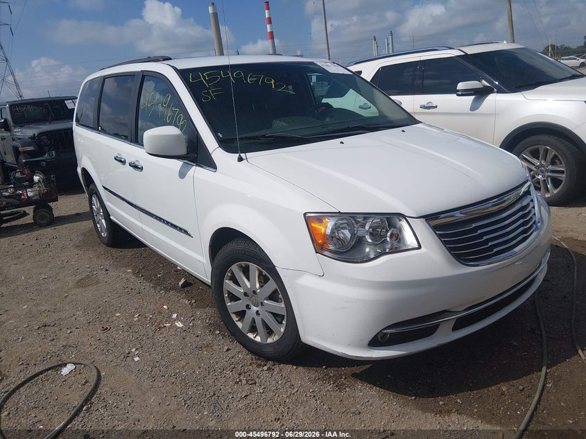 2016 Chrysler Town & country VIN 2C4RC1BG3GR111303 IAAI salvage auction — WATER/FLOOD, Salvage Title, sold $4,150 on 2026-07-31 (photo 1)