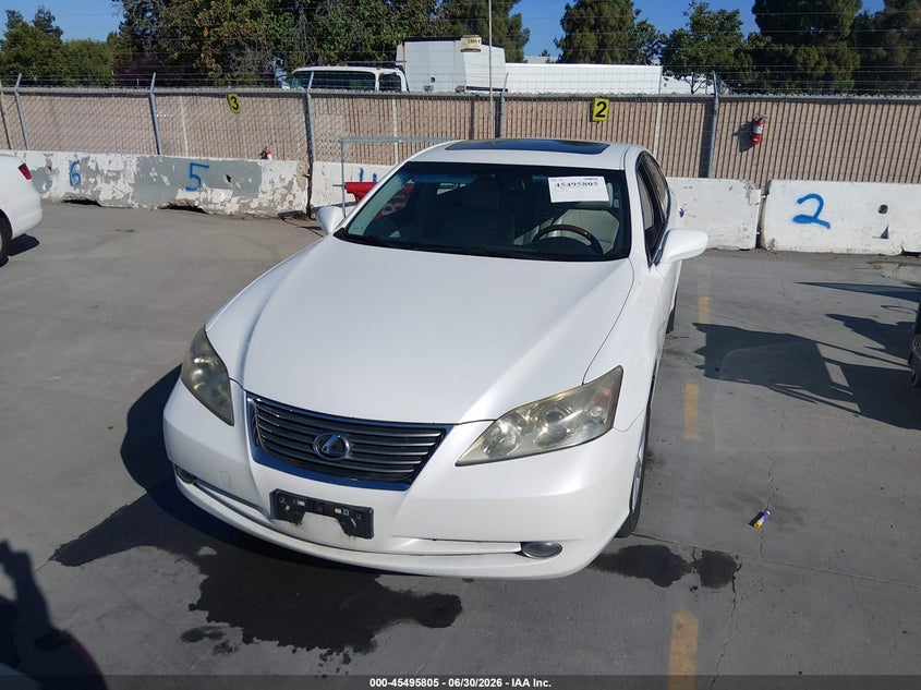 2008 Lexus Es 350 VIN JTHBJ46G082161724 IAAI salvage auction — NORMAL WEAR, Clear - Dealer Only (California), sold $1,325 on 2026-07-13 (photo 6)