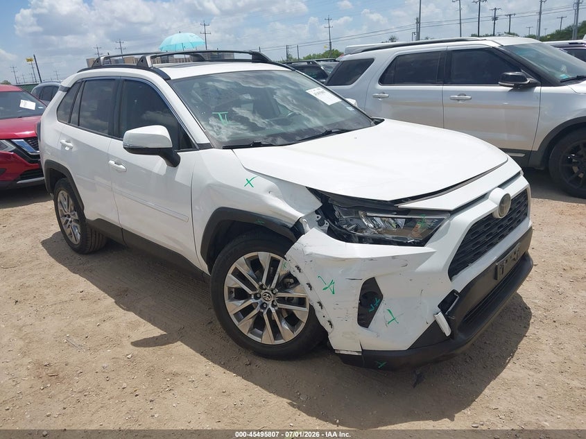 2020 Toyota Rav 4 VIN JTMC1RFV2LD057475 IAAI salvage auction — RIGHT FRONT, Original (Texas), sold $10,500 on 2026-08-02 (photo 1)