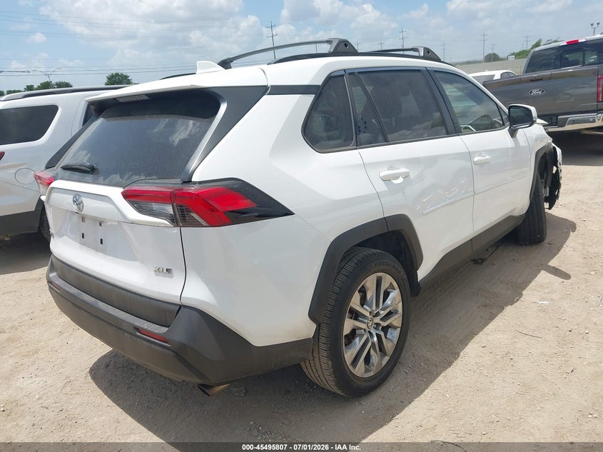 2020 Toyota Rav 4 VIN JTMC1RFV2LD057475 IAAI salvage auction — RIGHT FRONT, Original (Texas), sold $10,500 on 2026-08-02 (photo 4)