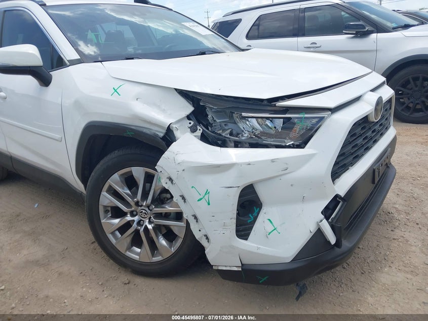 2020 Toyota Rav 4 VIN JTMC1RFV2LD057475 IAAI salvage auction — RIGHT FRONT, Original (Texas), sold $10,500 on 2026-08-02 (photo 6)