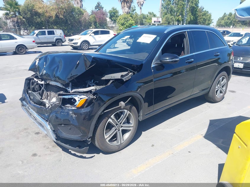 2018 Mercedes-benz Glc VIN WDC0G4KB8JV081460 IAAI salvage auction — FRONT END, Salvage (California), sold $5,200 on 2026-07-19 (photo 2)