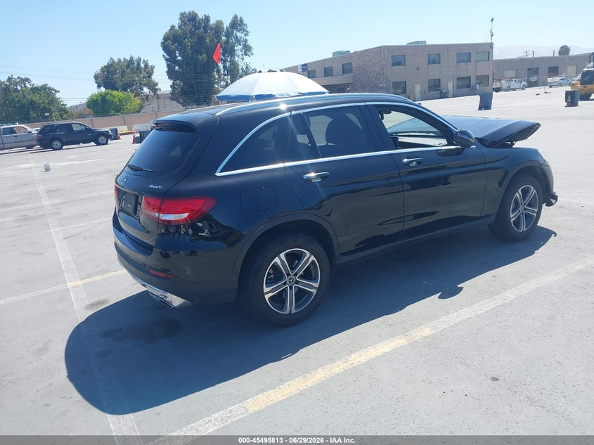 2018 Mercedes-benz Glc VIN WDC0G4KB8JV081460 IAAI salvage auction — FRONT END, Salvage (California), sold $5,200 on 2026-07-19 (photo 4)