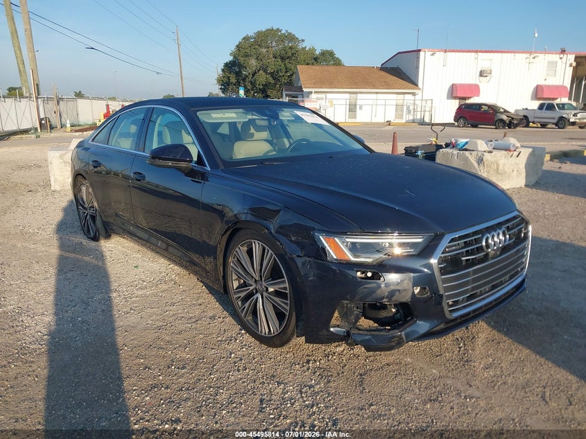 2020 Audi A6 VIN WAUE8AF20LN077677 IAAI salvage auction — FRONT END, Wait Title, sold $11,200 on 2026-08-06 (photo 1)
