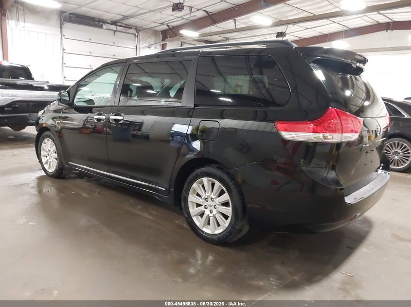 2012 Toyota Sienna VIN 5TDJK3DCXCS042245 IAAI salvage auction — FRONT END, Salvage (Iowa), sold $1,700 on 2026-07-28 (photo 3)