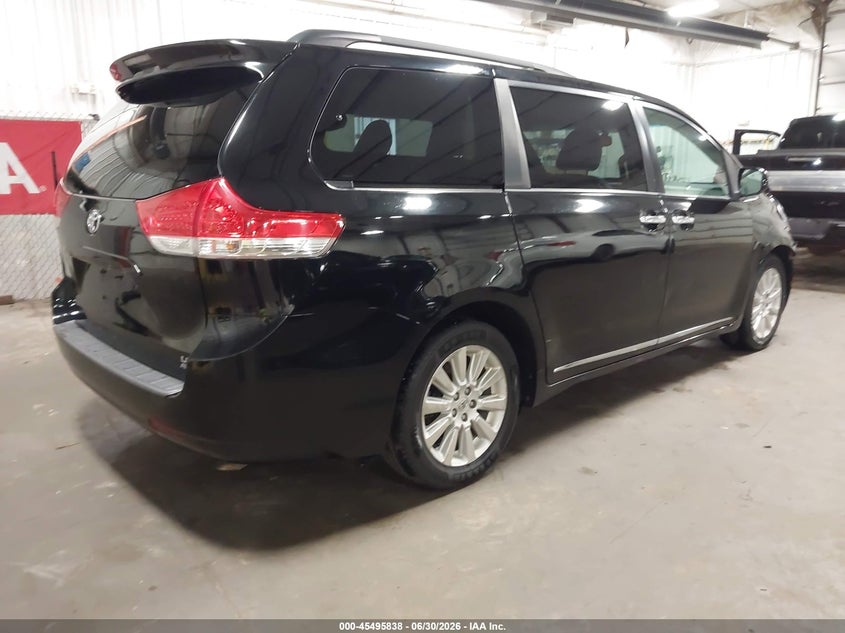 2012 Toyota Sienna VIN 5TDJK3DCXCS042245 IAAI salvage auction — FRONT END, Salvage (Iowa), sold $1,700 on 2026-07-28 (photo 4)