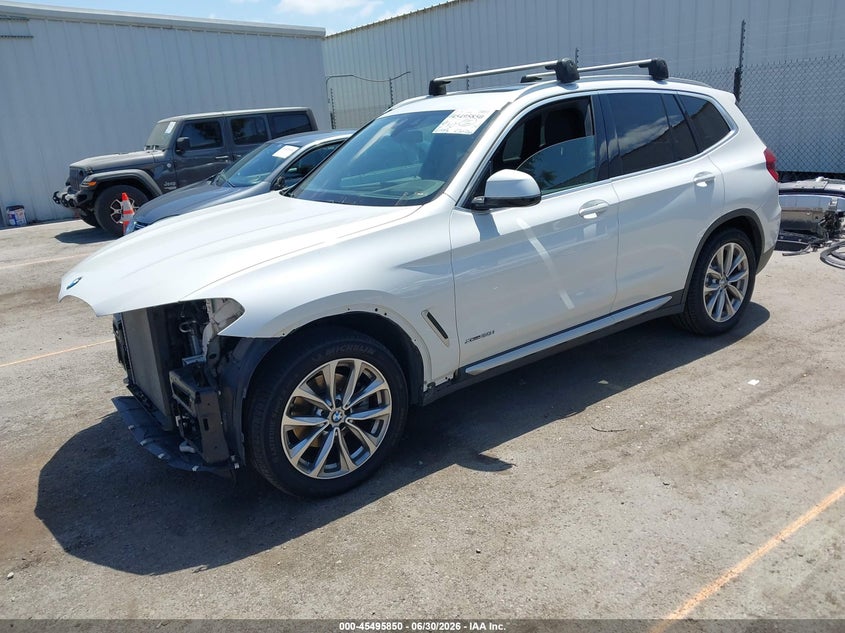 2018 BMW X3 VIN 5UXTR9C50JLD63155 IAAI salvage auction — FRONT END, Salvage (California), sold $10,100 on 2026-07-10 (photo 2)