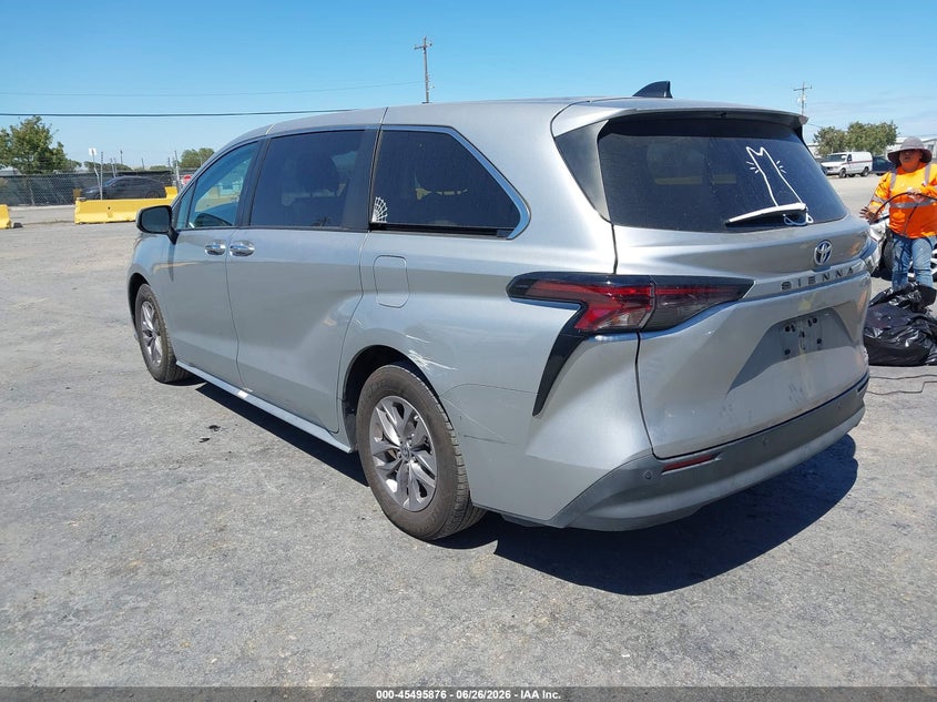 2023 Toyota Sienna VIN 5TDYRKEC5PS165816 IAAI salvage auction — RIGHT SIDE, Salvage (California), sold $16,600 on 2026-07-28 (photo 3)