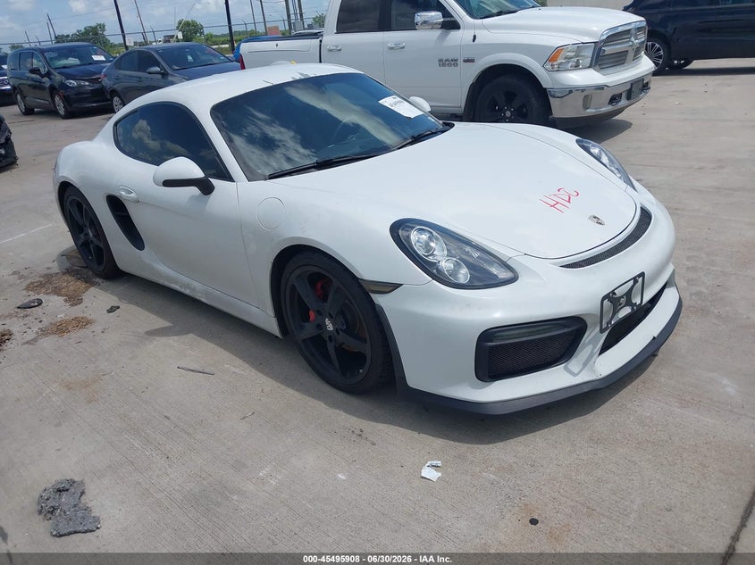 2015 Porsche Cayman VIN WP0AB2A8XFK184875 — IAAI salvage auction photo