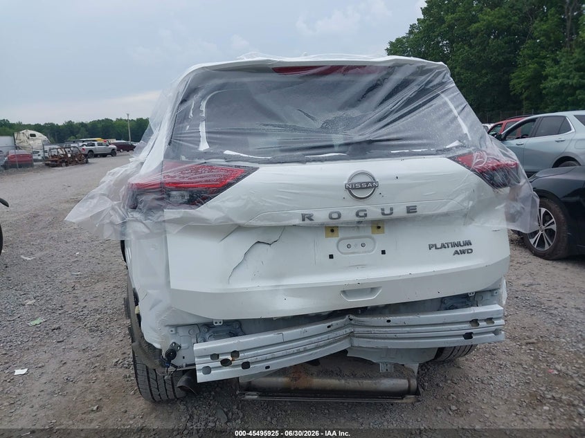 2024 Nissan Rogue VIN JN8BT3DD5RW454046 IAAI salvage auction — REAR END, Salvage Title, sold $225 on 2026-07-28 (photo 6)