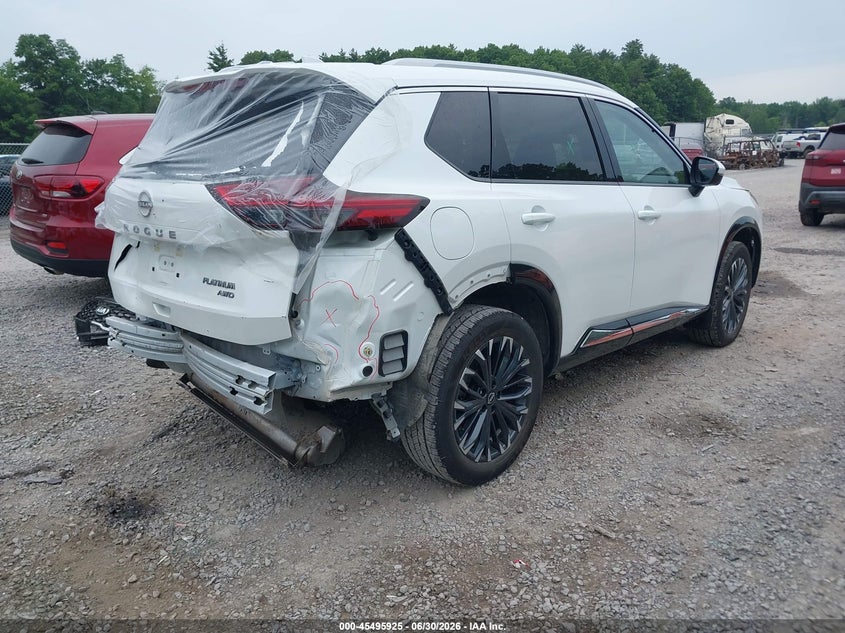 2024 Nissan Rogue VIN JN8BT3DD5RW454046 IAAI salvage auction — REAR END, Salvage Title, sold $225 on 2026-07-28 (photo 4)