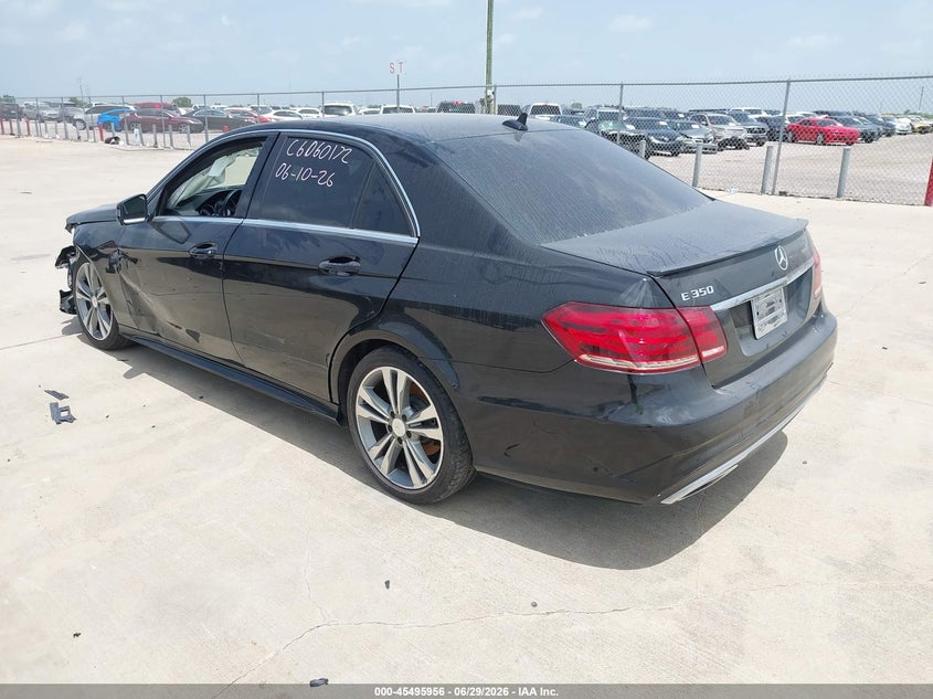 2014 Mercedes-benz E-klasse VIN WDDHF5KB2EB015940 IAAI salvage auction — FRONT END, Salvage (Texas), sold $1,400 on 2026-07-31 (photo 3)