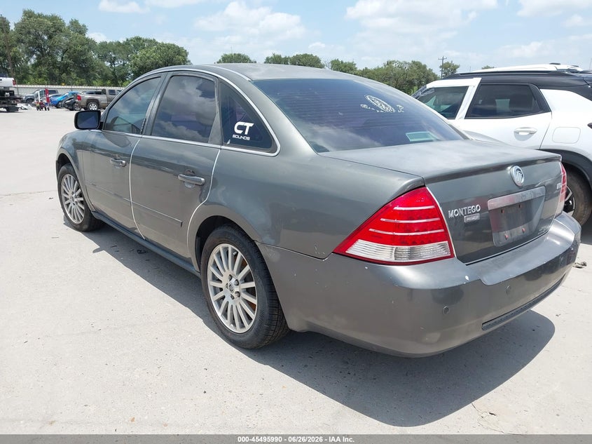 2005 Mercury Montego VIN 1MEHM43185G605657 IAAI salvage auction — NORMAL WEAR, Original (Texas), sold $250 on 2026-07-14 (photo 3)