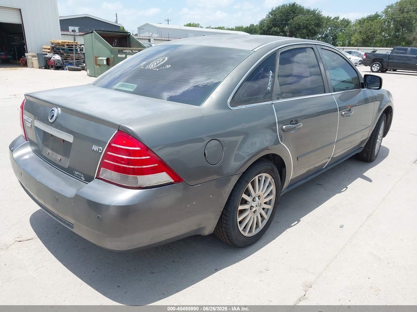 2005 Mercury Montego VIN 1MEHM43185G605657 IAAI salvage auction — NORMAL WEAR, Original (Texas), sold $250 on 2026-07-21 (photo 4)