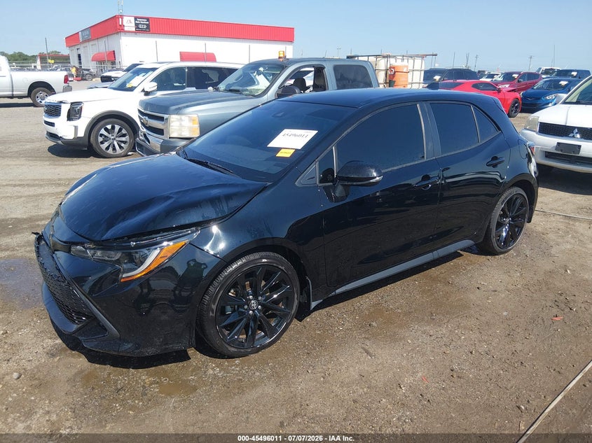2021 Toyota Corolla VIN JTND4MBE5M3143967 IAAI salvage auction — FRONT & REAR, Salvage (Arkansas), sold $3,650 on 2026-07-29 (photo 2)