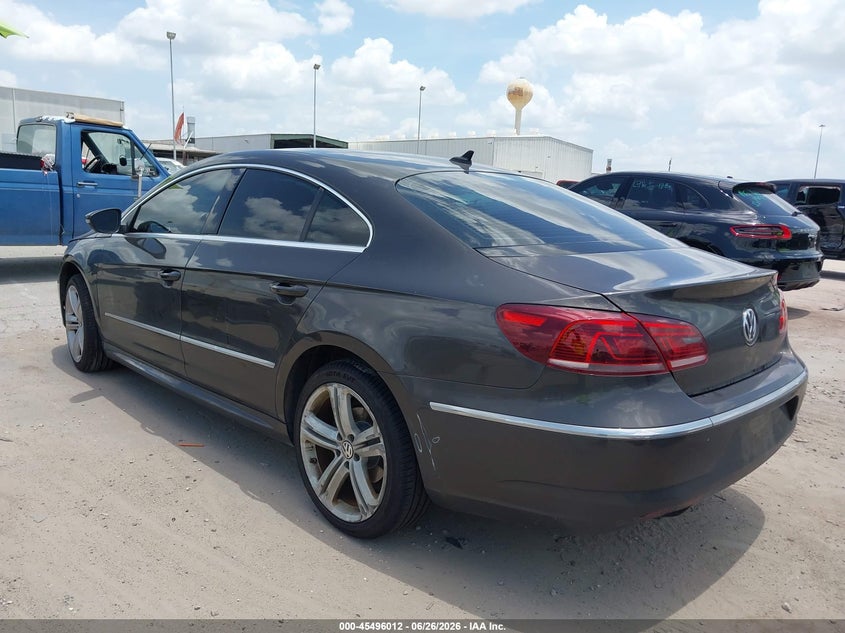 2016 Volkswagen Passat cc VIN WVWBN7AN7GE504104 IAAI salvage auction — RIGHT SIDE, Salvage (Texas), sold $925 on 2026-07-16 (photo 3)