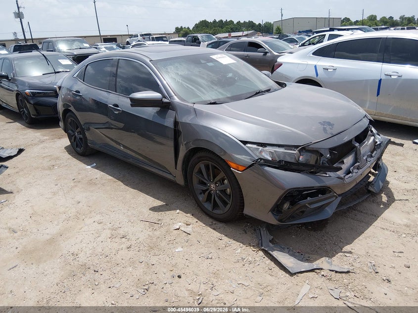2021 Honda Civic VIN SHHFK7H63MU222995 IAAI salvage auction — FRONT END, Salvage (Texas), sold $25 on 2026-07-29 (photo 1)