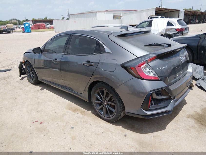 2021 Honda Civic VIN SHHFK7H63MU222995 IAAI salvage auction — FRONT END, Salvage (Texas), sold $25 on 2026-07-29 (photo 3)
