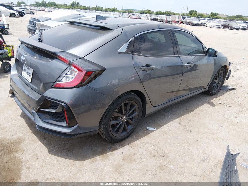 2021 Honda Civic VIN SHHFK7H63MU222995 IAAI salvage auction — FRONT END, Salvage (Texas), sold $25 on 2026-07-29 (photo 4)