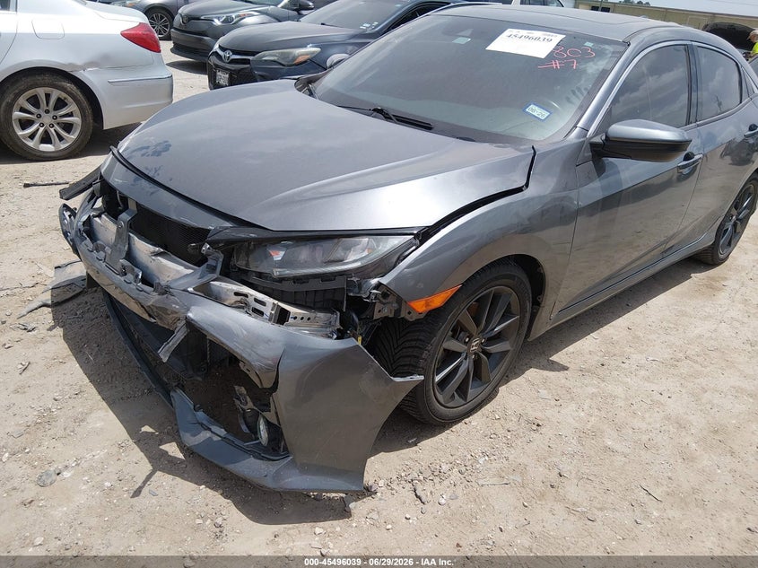 2021 Honda Civic VIN SHHFK7H63MU222995 IAAI salvage auction — FRONT END, Salvage (Texas), sold $25 on 2026-07-29 (photo 6)