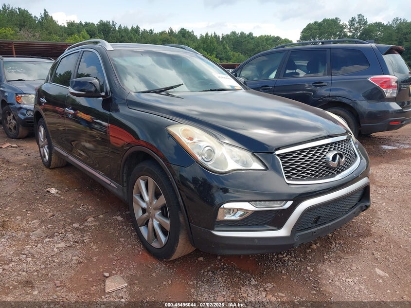 2016 Infiniti Qx50 VIN JN1BJ0RP0GM235011 IAAI salvage auction — LEFT FRONT, Salvage (Alabama), sold $1,050 on 2026-08-01 (photo 1)