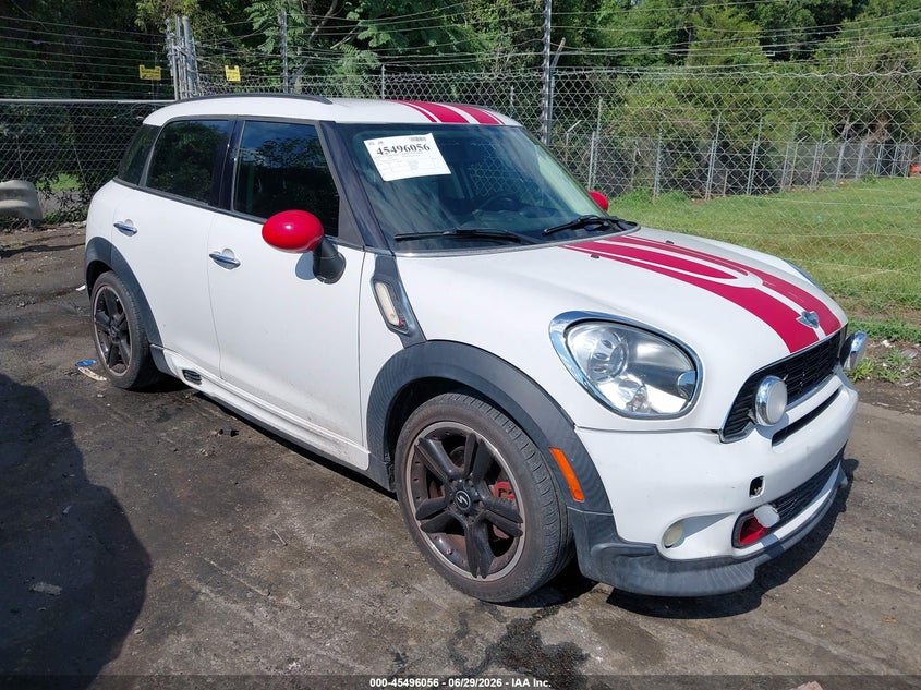 2012 Mini VIN WMWZC3C56CWL82850 IAAI salvage auction — FRONT END, Salvage Title, sold $1,150 on 2026-08-20 (photo 1)