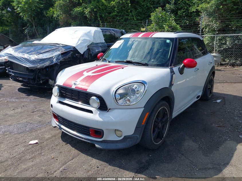 2012 Mini VIN WMWZC3C56CWL82850 IAAI salvage auction — FRONT END, Salvage Title, sold $1,150 on 2026-08-20 (photo 2)