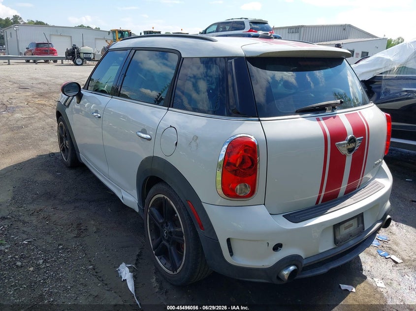 2012 Mini VIN WMWZC3C56CWL82850 IAAI salvage auction — FRONT END, Salvage Title, sold $1,150 on 2026-08-20 (photo 3)