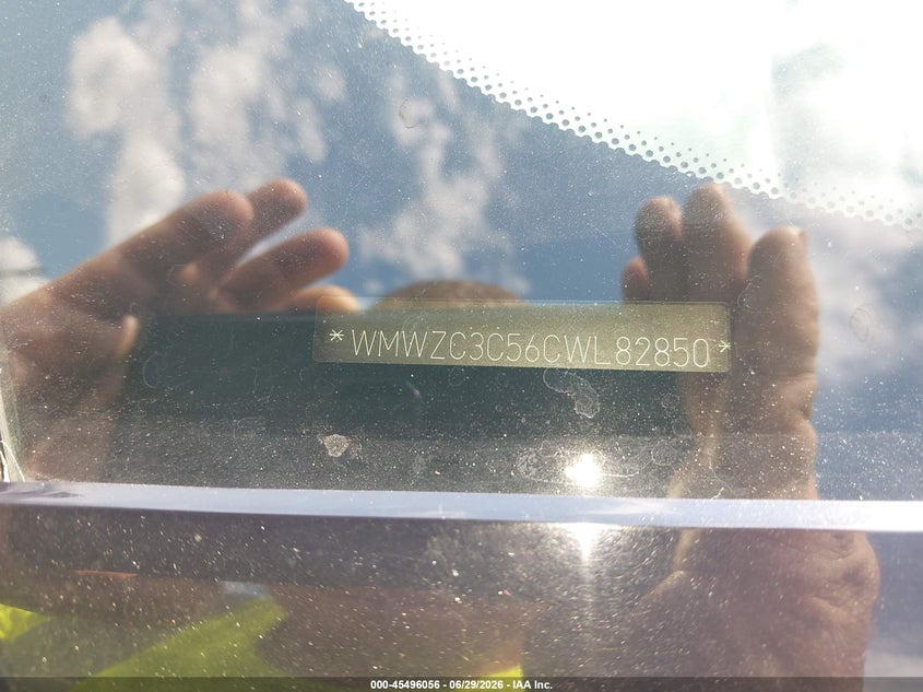 2012 Mini VIN WMWZC3C56CWL82850 IAAI salvage auction — FRONT END, Salvage Title, sold $1,150 on 2026-08-20 (photo 9)