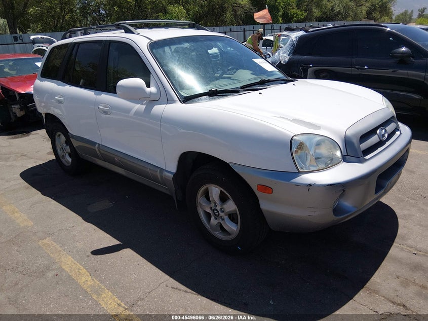 2006 Hyundai Santa fe VIN KM8SC73D16U111239 IAAI salvage auction — REAR END, Salvage (Utah), sold $275 on 2026-07-16 (photo 1)
