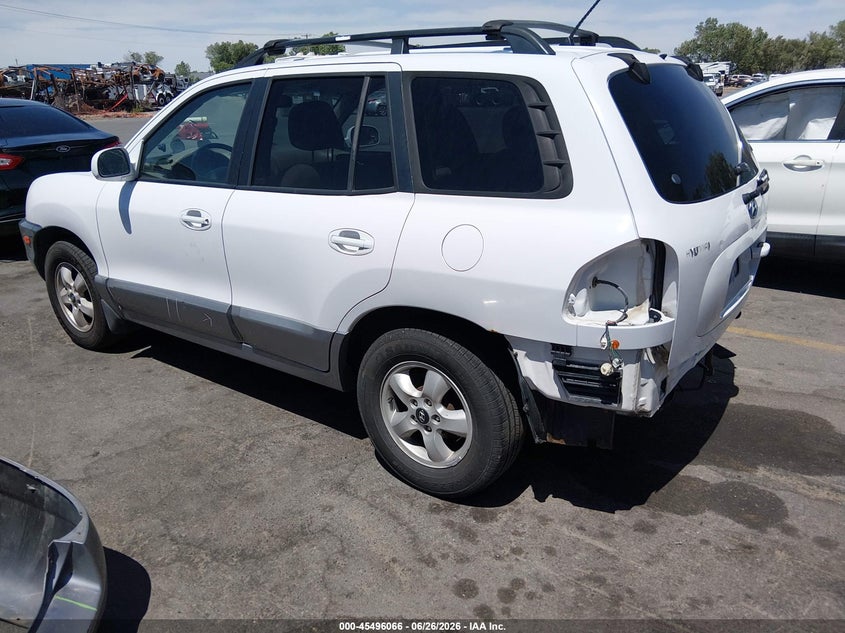 2006 Hyundai Santa fe VIN KM8SC73D16U111239 IAAI salvage auction — REAR END, Salvage (Utah), sold $275 on 2026-07-16 (photo 3)