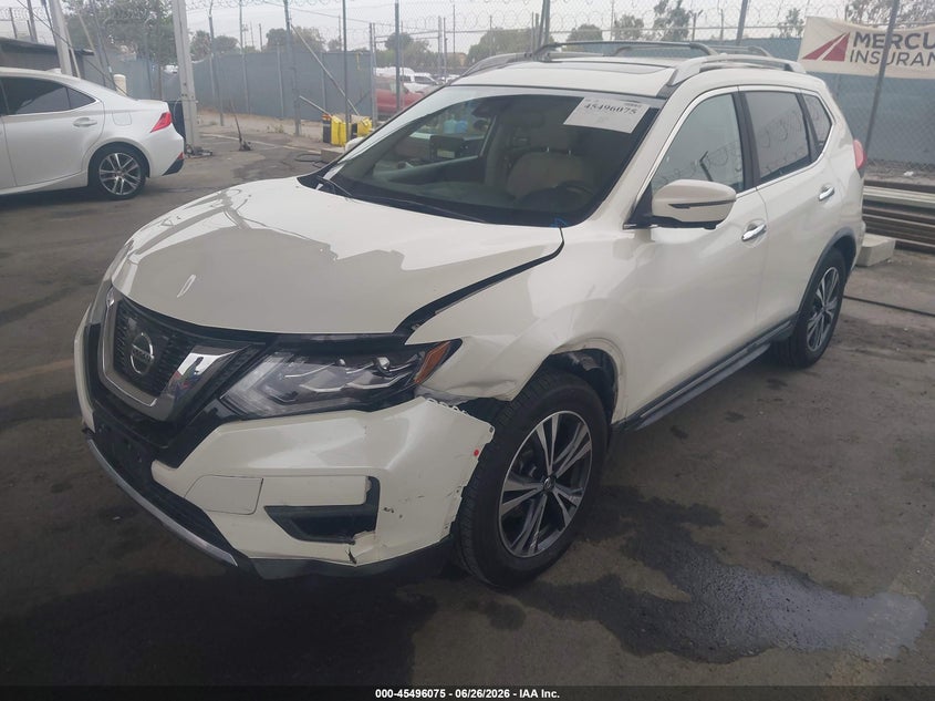 2017 Nissan Rogue VIN JN8AT2MT5HW403576 IAAI salvage auction — LEFT FRONT, Salvage (California), sold $2,550 on 2026-08-02 (photo 2)