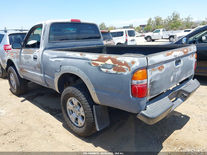 2002 Toyota Tacoma VIN 5TENM92N52Z088330 IAAI salvage auction — REAR END, Salvage (California), sold $2,900 on 2026-07-13 (photo 3)