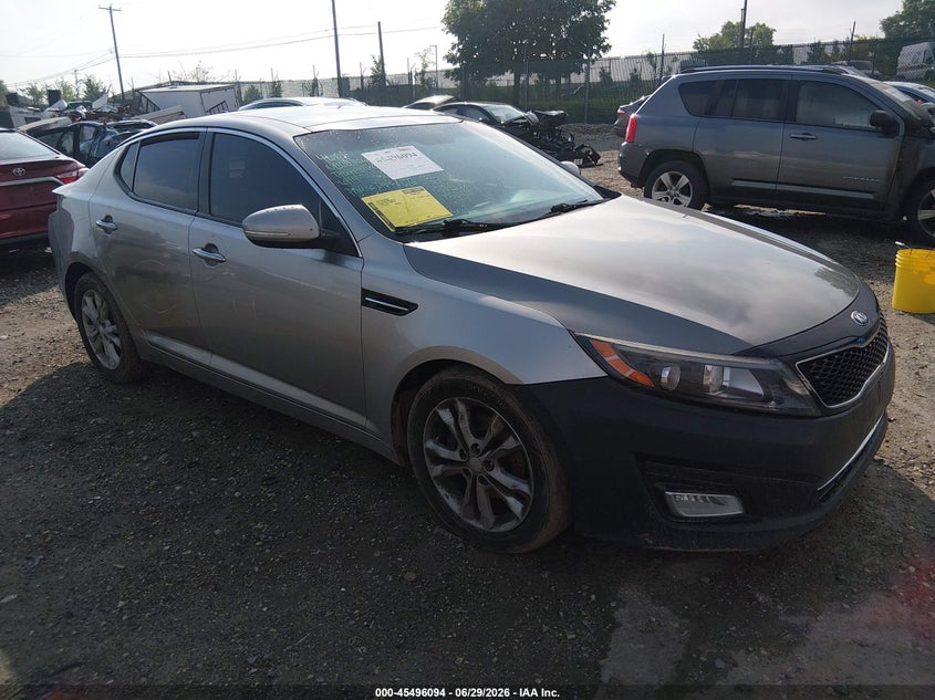 2013 Kia Optima VIN 5XXGN4A76DG154445 IAAI salvage auction — REAR END, Salvage (Pennsylvania), sold $575 on 2026-07-31 (photo 1)