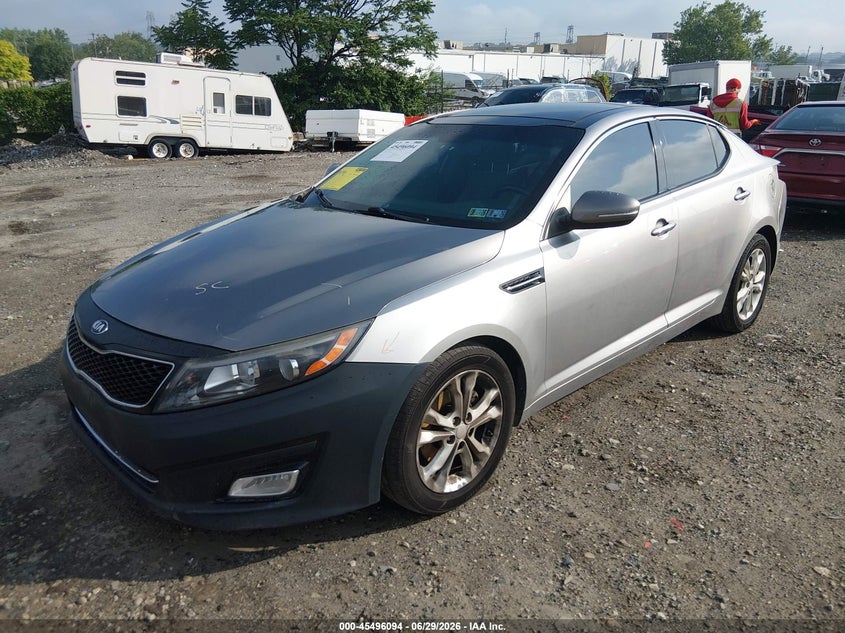 2013 Kia Optima VIN 5XXGN4A76DG154445 IAAI salvage auction — REAR END, Salvage (Pennsylvania), sold $575 on 2026-07-31 (photo 2)