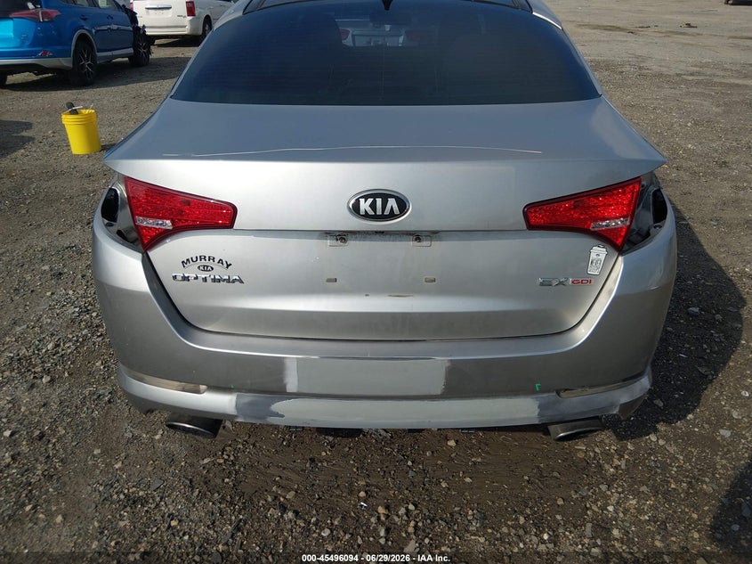 2013 Kia Optima VIN 5XXGN4A76DG154445 IAAI salvage auction — REAR END, Salvage (Pennsylvania), sold $575 on 2026-07-31 (photo 6)