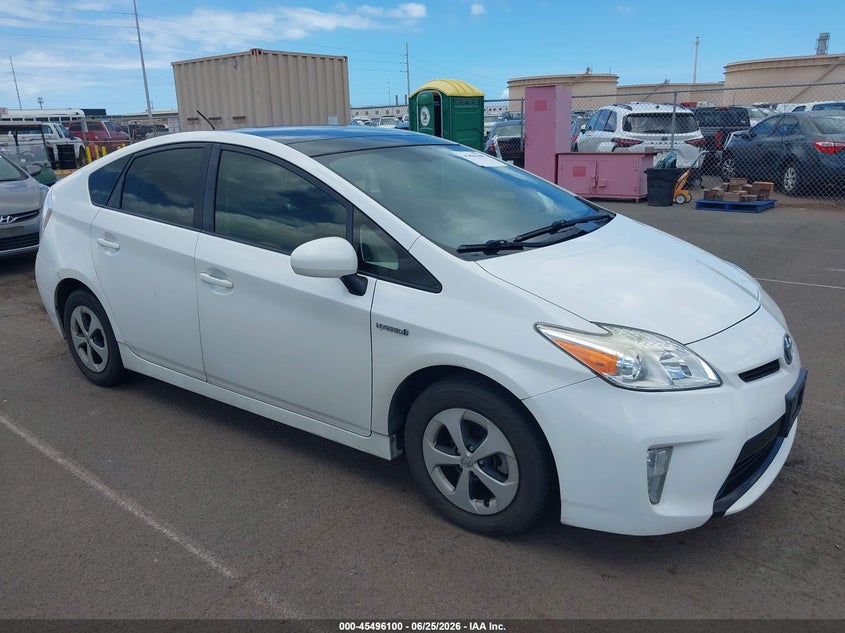 2013 Toyota Prius VIN JTDKN3DU6D5696607 IAAI salvage auction — NORMAL WEAR, Clear (Hawaii), sold $1,325 on 2026-07-21 (photo 1)