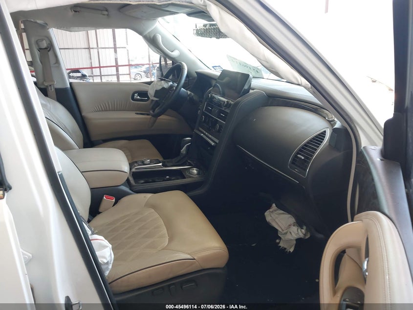 2021 Nissan Armada VIN JN8AY2DB1M9794467 IAAI salvage auction — FRONT END, Wait Title, sold $16,750 on 2026-09-01 (photo 5)